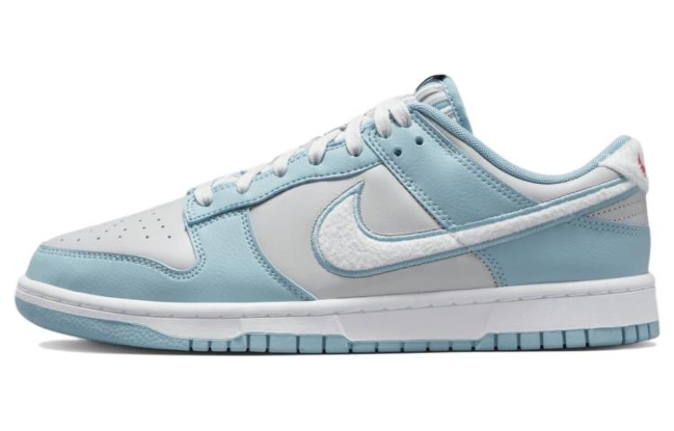 Sizing [Sepatu Kustom] Nike Dunk Low 'Telepati Biru Abu Putih Cinta' FB1871-011(Team10-心电感应）