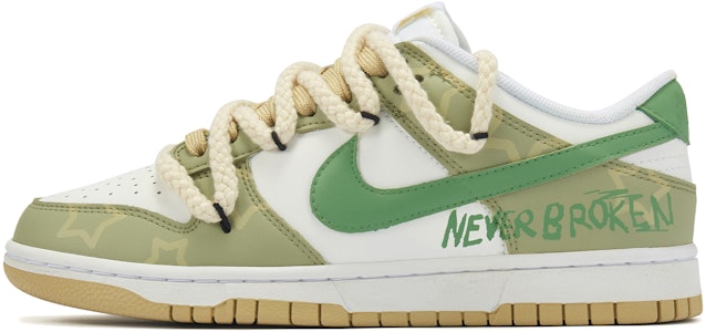 【客製化球鞋】Nike Dunk Low 龍舌蘭 奢華香水 淡雅小眾 麻繩鞋帶 夏日風情 戶外款 耐磨透氣 低筒 板鞋 男款 黃綠白 Order 【客製化球鞋】Nike Dunk Low 龍舌蘭 奢華香水 淡雅小眾 麻繩鞋帶 夏日風情 戶外款 耐磨透氣 低筒 板鞋 男款 黃綠白