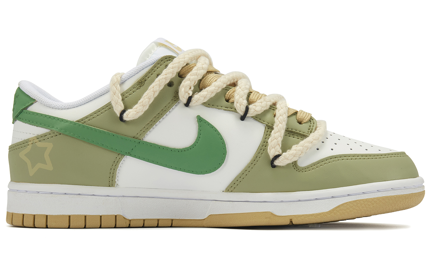 Lookbook 【カスタムシューズ】ナイキ ダンク ロー 'テキーラ イエロー-グリーン-ホワイト' DV0833-100(Team98-男款龙舌兰)