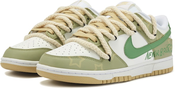 【客製化球鞋】Nike Dunk Low 龍舌蘭 奢華香水 淡雅小眾 麻繩鞋帶 夏日風情 戶外款 耐磨透氣 低筒 板鞋 男款 黃綠白 Shop 【客製化球鞋】Nike Dunk Low 龍舌蘭 奢華香水 淡雅小眾 麻繩鞋帶 夏日風情 戶外款 耐磨透氣 低筒 板鞋 男款 黃綠白
