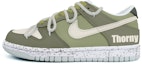 Buy 【客製球鞋】Nike Dunk Low 荊棘綠影 米綠 復古 小眾 潮流 解構鞋帶 防滑減震 低筒 板鞋 GS