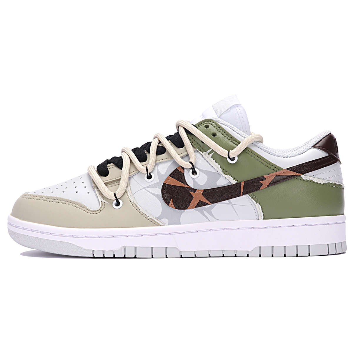 Buy [定制鞋款] 耐克Dunk Low 'Thorny Melrose Vintage解构' DV0831-101-478534