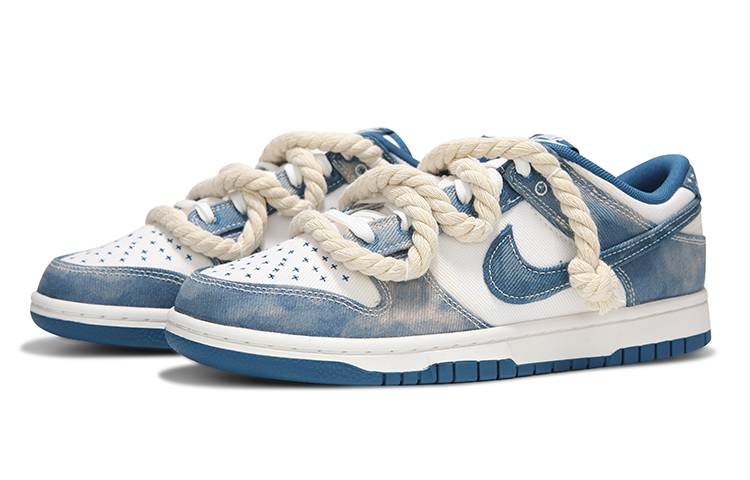 Lookbook [Zapatillas Personalizadas] Nike Dunk Low 'Tie-Dye Denim Azul Lavado' DV0834-101(Teamfour-男款扎染牛仔蓝)