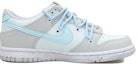 Order 【訂製球鞋】 Nike Dunk Low 揮墨 雙鉤 蒂芙尼藍 簡約 低筒 板鞋 GS 灰藍色