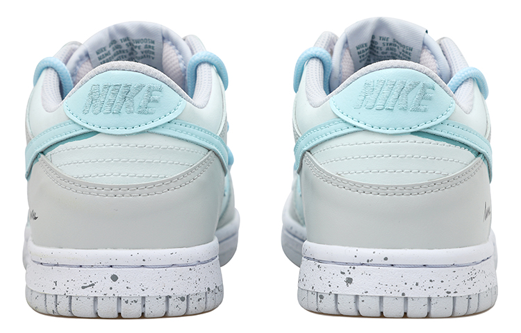 Shop 【訂製球鞋】 Nike Dunk Low 揮墨 雙鉤 蒂芙尼藍 簡約 低筒 板鞋 GS 灰藍色