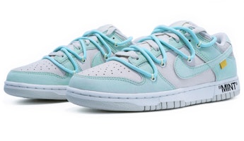 나이키 덩크 로우 '티파니 캠퍼스 산화 민트' (커스텀) DD8338-001(TeamTen-男款薄荷) Lookbook 나이키 덩크 로우 '티파니 캠퍼스 산화 민트' (커스텀) DD8338-001(TeamTen-男款薄荷)