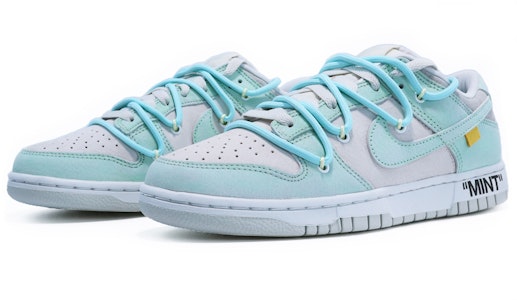 ナイキ ダンク Tiffany風 カスタム (オキシダイズドミント) DD8338-001(TeamTen-男款薄荷) Lookbook ナイキ ダンク Tiffany風 カスタム (オキシダイズドミント) DD8338-001(TeamTen-男款薄荷)