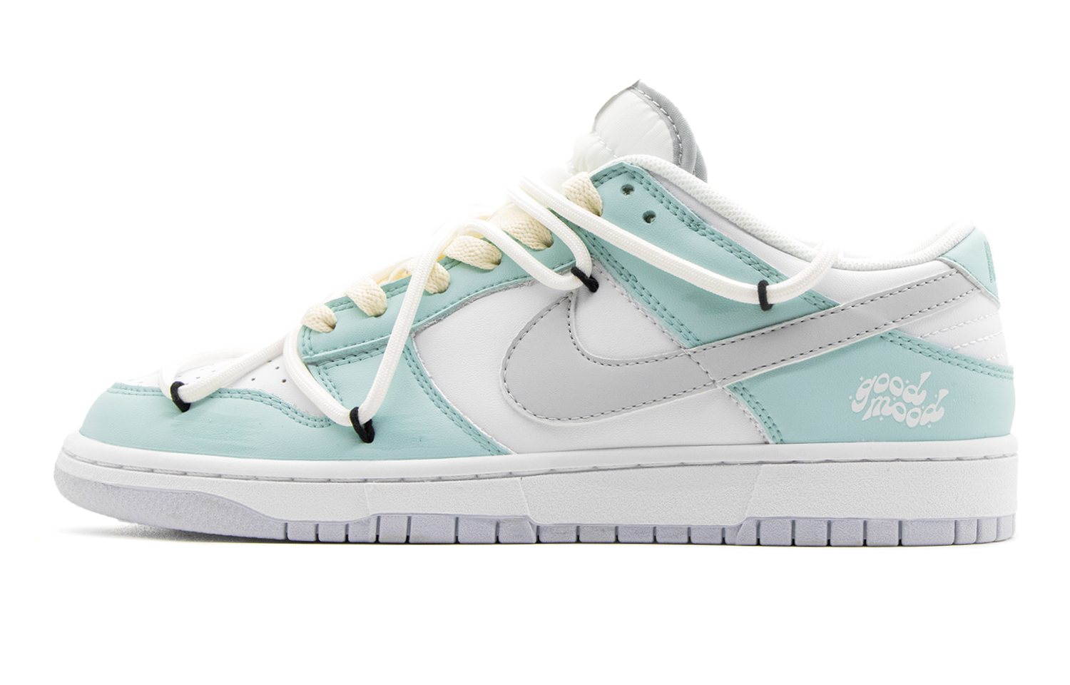 Buy [カスタムシューズ] ナイキ ダンク ロー 'ティファニー解体 ホワイト-グリーン' DV0831-101(Team57-男款浅颜)