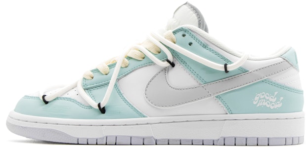 【定製球鞋】Nike Dunk Low 淺彩 戶外 穿搭 簡約風 清新 Tiffany 解構 復古做舊 低筒 帆布鞋 男款 白綠 Buy 【定製球鞋】Nike Dunk Low 淺彩 戶外 穿搭 簡約風 清新 Tiffany 解構 復古做舊 低筒 帆布鞋 男款 白綠