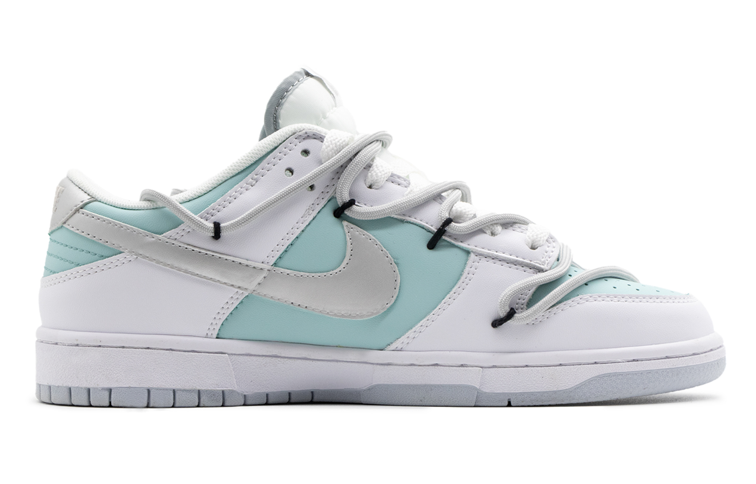 Order 【訂製球鞋】 Nike Dunk Low 復甦心情 戶外 穿搭 清新 蒂芙尼 解構 復古做舊 低筒 板鞋 男款 灰綠