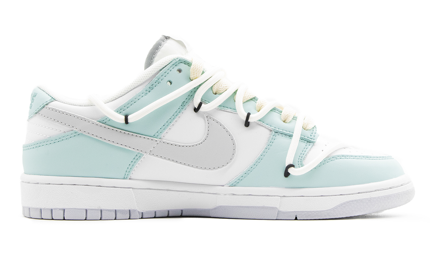 Order [カスタムシューズ] ナイキ ダンク ロー 'ティファニー解体 ホワイト-グリーン' DV0831-101(Team57-男款浅颜)