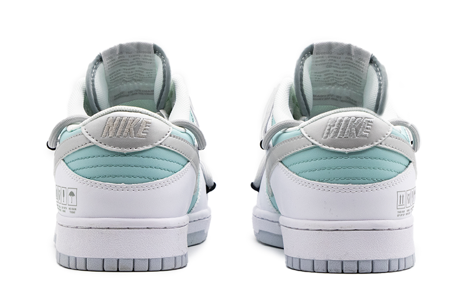 Shop 【訂製球鞋】 Nike Dunk Low 復甦心情 戶外 穿搭 清新 蒂芙尼 解構 復古做舊 低筒 板鞋 男款 灰綠