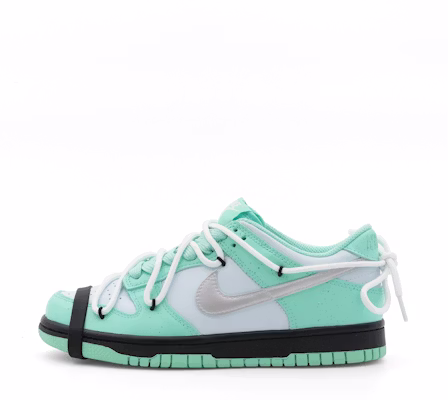 【定製球鞋】Nike Dunk Low 蒂芙尼龍蝦 簡約 小眾高級 低筒 板鞋 GS 黑綠 Buy 【定製球鞋】Nike Dunk Low 蒂芙尼龍蝦 簡約 小眾高級 低筒 板鞋 GS 黑綠