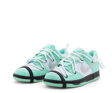 【定製球鞋】Nike Dunk Low 蒂芙尼龍蝦 簡約 小眾高級 低筒 板鞋 GS 黑綠 Lookbook 【定製球鞋】Nike Dunk Low 蒂芙尼龍蝦 簡約 小眾高級 低筒 板鞋 GS 黑綠