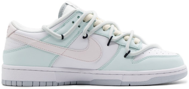 【定製球鞋】 Nike Dunk Low 嘉陵水綠 戶外 穿搭 清新 簡約風 蒂芙尼 解構 復古做舊 低筒 板鞋 GS 白綠 Order 【定製球鞋】 Nike Dunk Low 嘉陵水綠 戶外 穿搭 清新 簡約風 蒂芙尼 解構 復古做舊 低筒 板鞋 GS 白綠