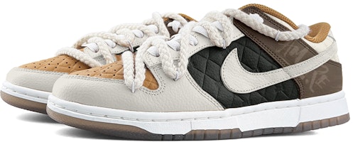 나이키 덩크 로우 '티라미수 컬러블록' (커스텀) DX3374-700-458414 Lookbook 나이키 덩크 로우 '티라미수 컬러블록' (커스텀) DX3374-700-458414