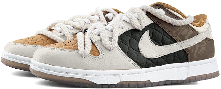 나이키 덩크 로우 '티라미수 컬러블록' (커스텀) DX3374-700-458414 Lookbook 나이키 덩크 로우 '티라미수 컬러블록' (커스텀) DX3374-700-458414