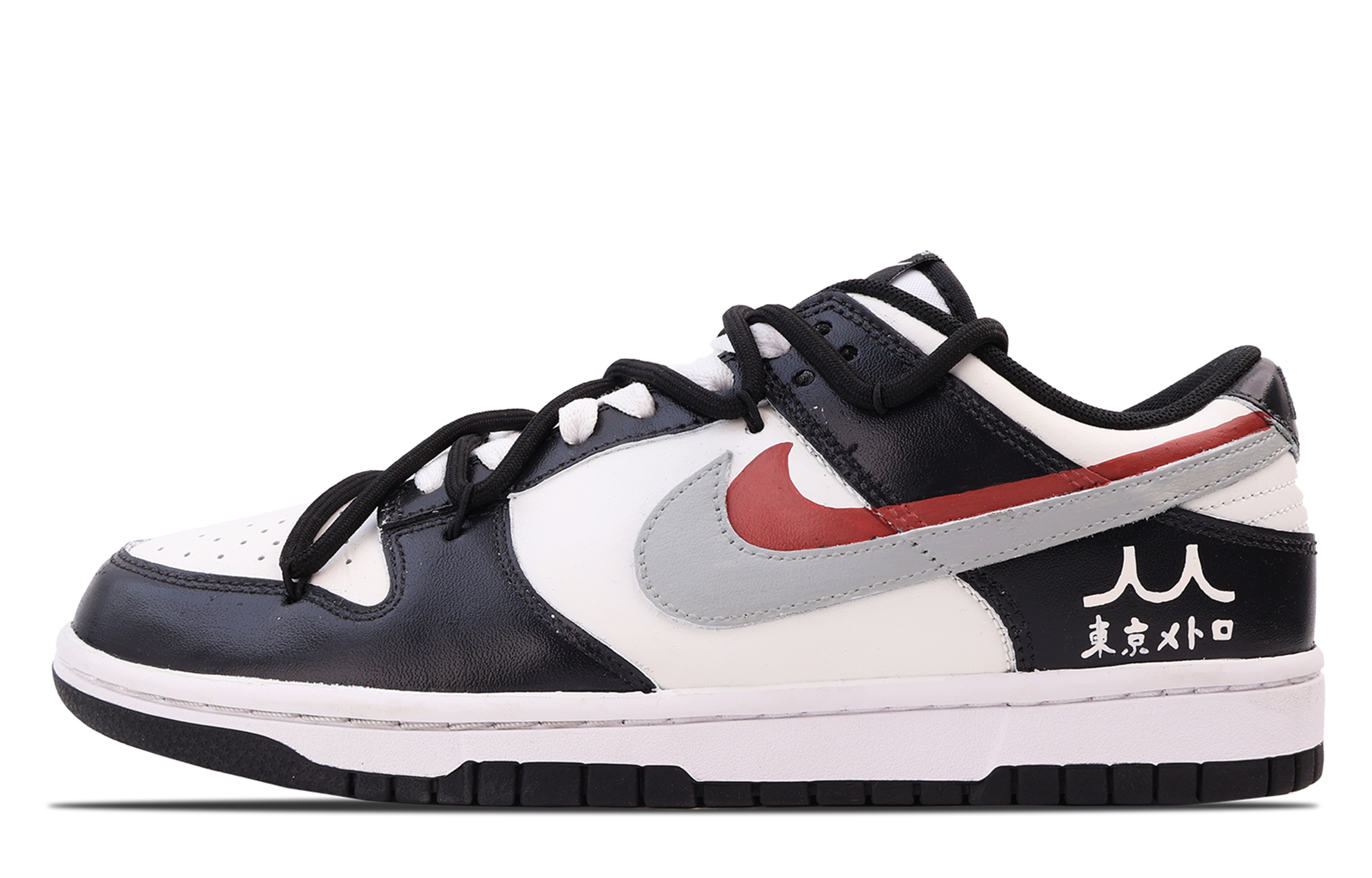 Buy [定制鞋] 耐克Dunk Low '东京喰种极简黑白' DD1391-100(Team53-男款东京喰种)