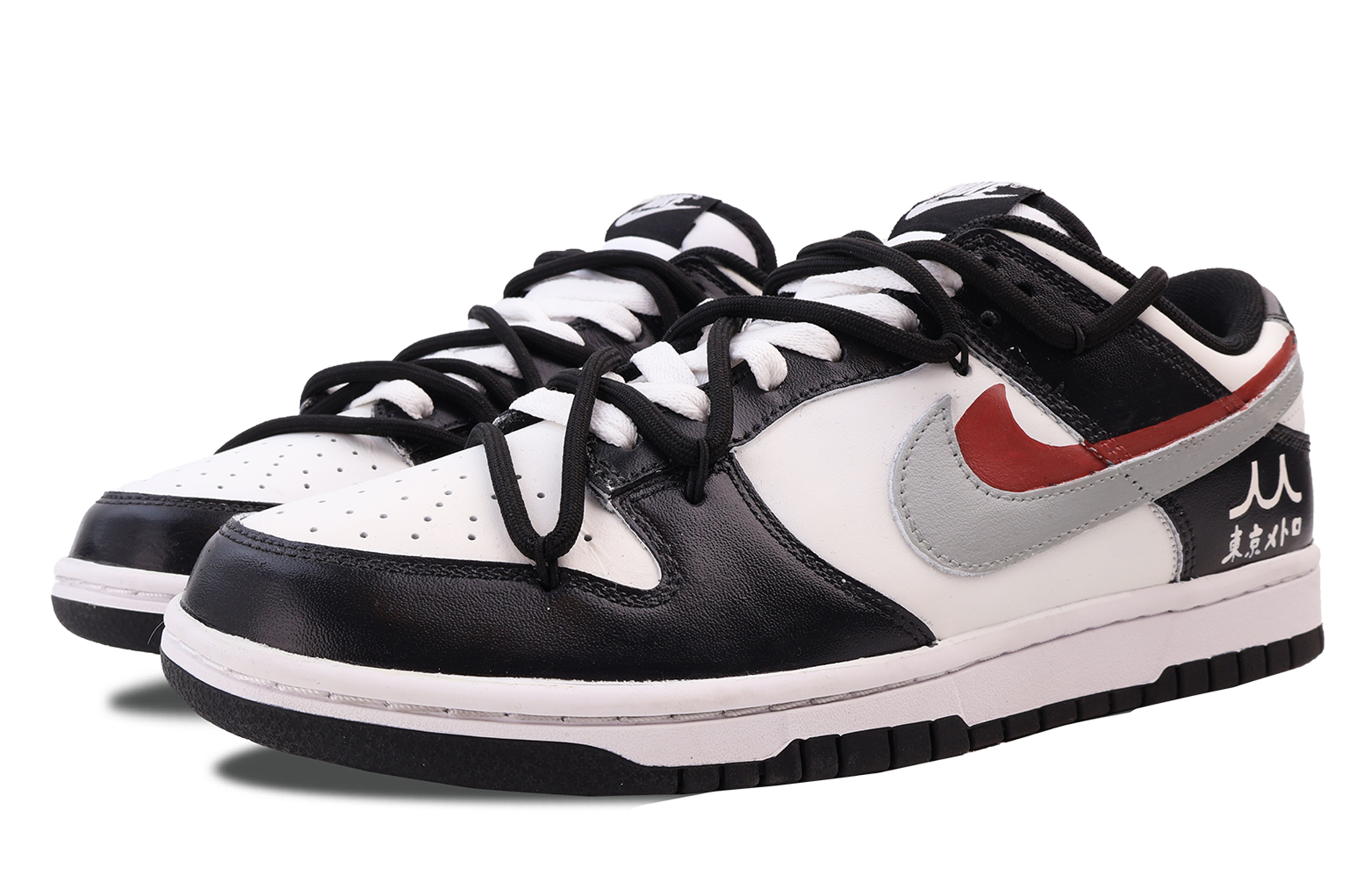 Lookbook [定制鞋] 耐克Dunk Low '东京喰种极简黑白' DD1391-100(Team53-男款东京喰种)