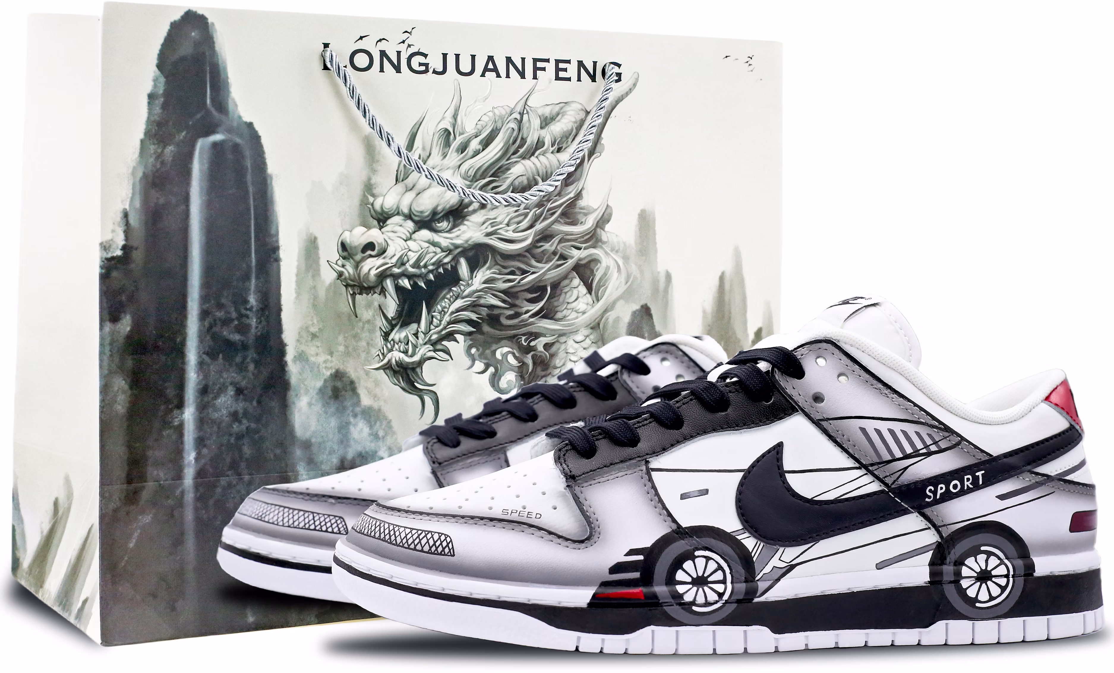 custom-shoes-nike-dunk-low-tornado-black-white