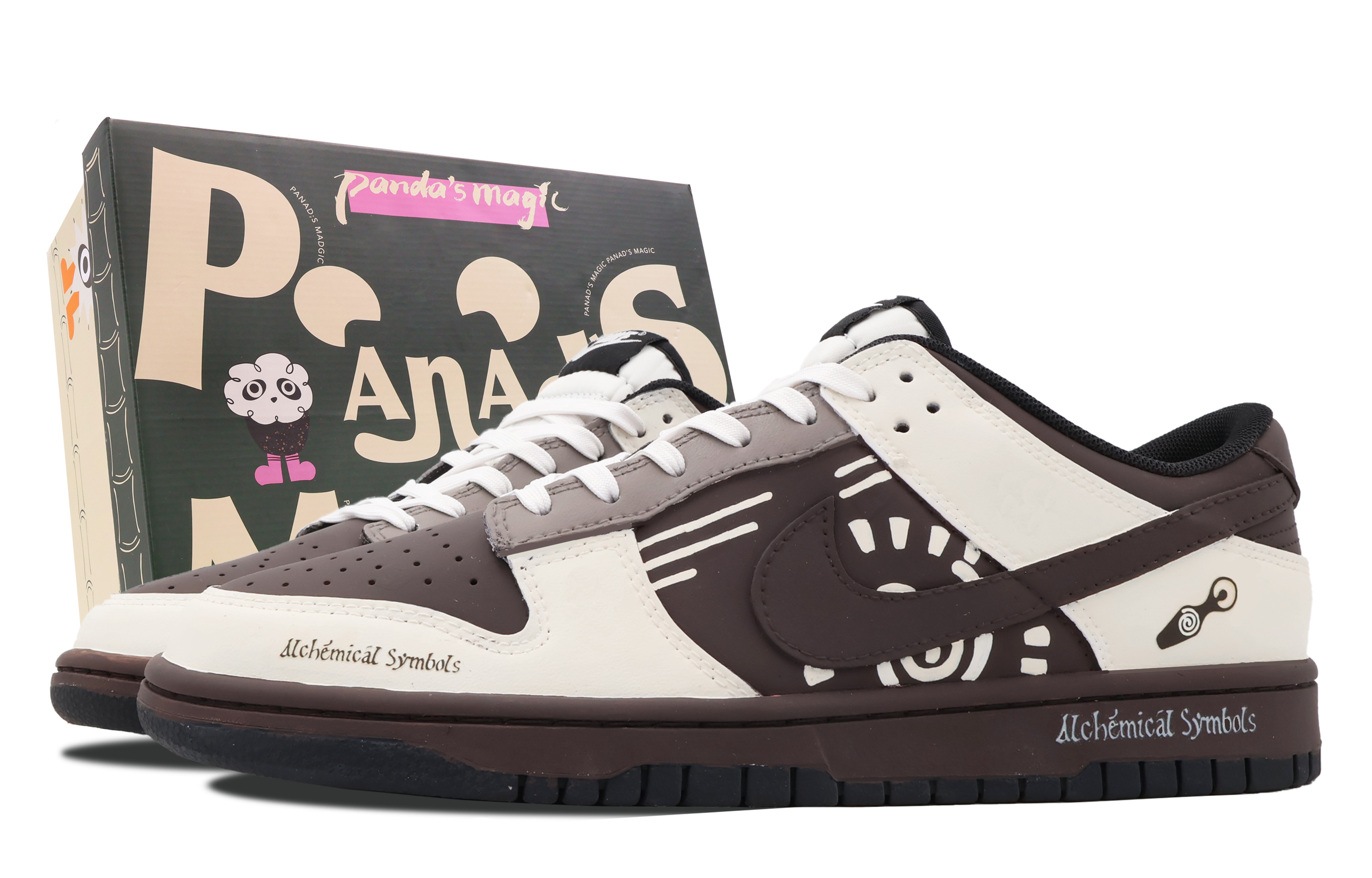 Buy [Zapatillas Personalizadas] Nike Dunk Low 'Graffiti Totem Negro' DD1391-100(Team53-男款图腾)