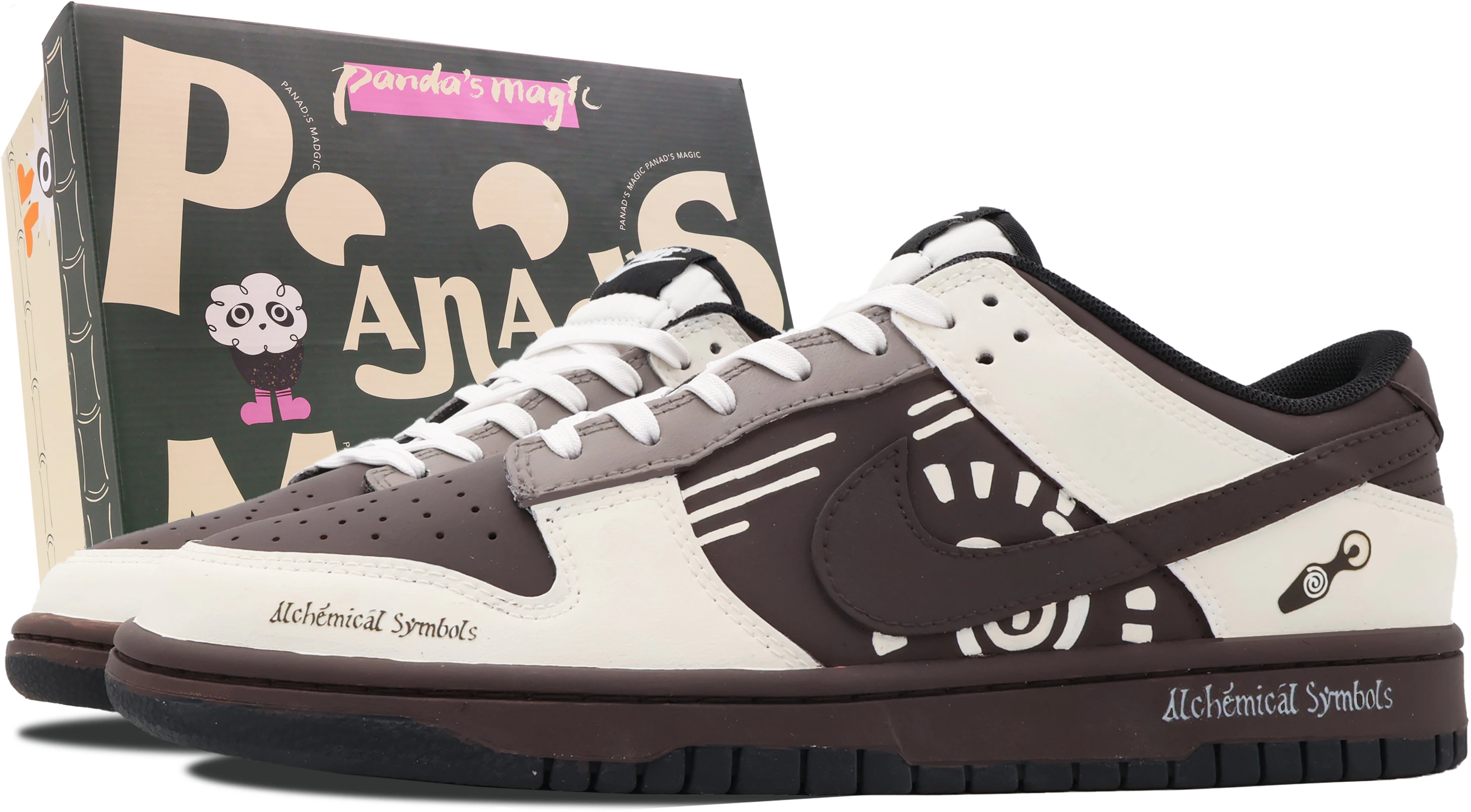 custom-shoes-nike-dunk-low-totem-graffiti-black