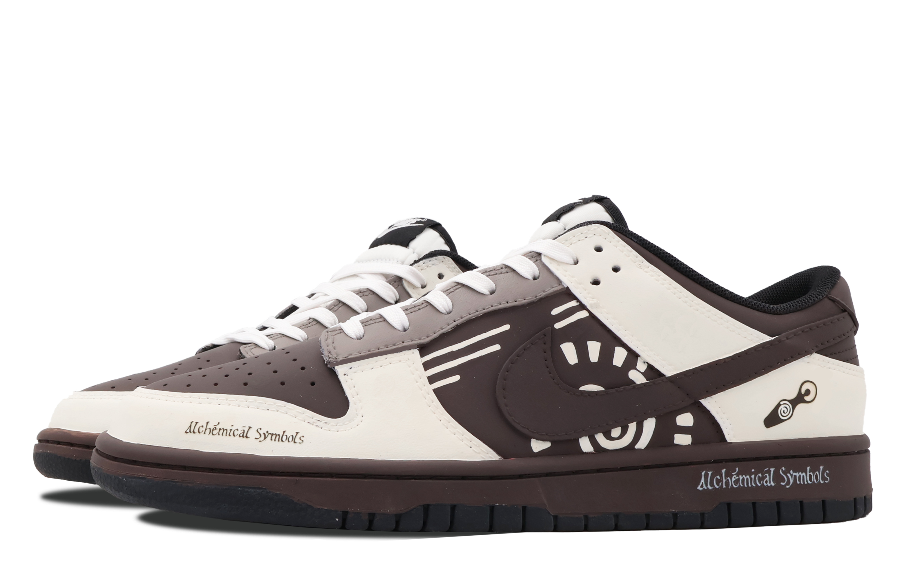 Shop [Zapatillas Personalizadas] Nike Dunk Low 'Graffiti Totem Negro' DD1391-100(Team53-男款图腾)