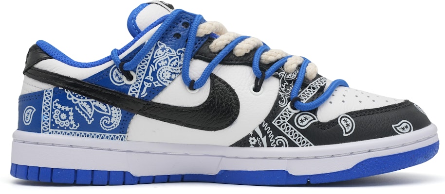 【客製球鞋】Nike Dunk Low 生命之樹 腰果花 解構 復古潮流 高街 低筒 板鞋 男女同款 黑白藍 Order 【客製球鞋】Nike Dunk Low 生命之樹 腰果花 解構 復古潮流 高街 低筒 板鞋 男女同款 黑白藍