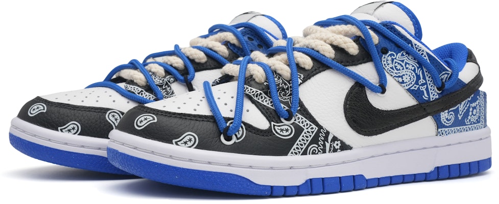 【客製球鞋】Nike Dunk Low 生命之樹 腰果花 解構 復古潮流 高街 低筒 板鞋 男女同款 黑白藍 Lookbook 【客製球鞋】Nike Dunk Low 生命之樹 腰果花 解構 復古潮流 高街 低筒 板鞋 男女同款 黑白藍