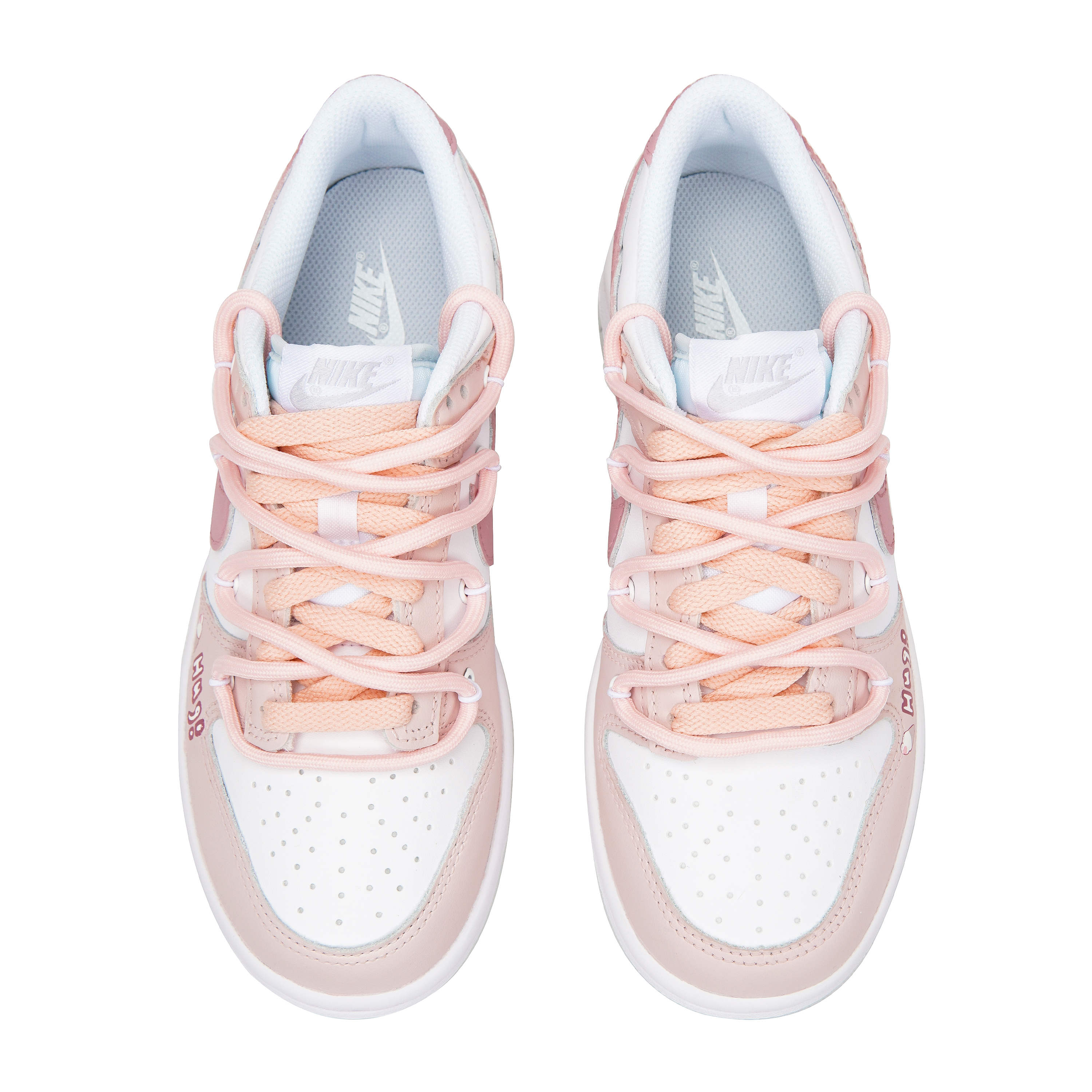 Purchase [定制鞋] 耐克喷泡Low 'Triple Lab粉色多巴胺 - 白色熊抱' DH9765-102(Teamp-粉底抱抱熊）