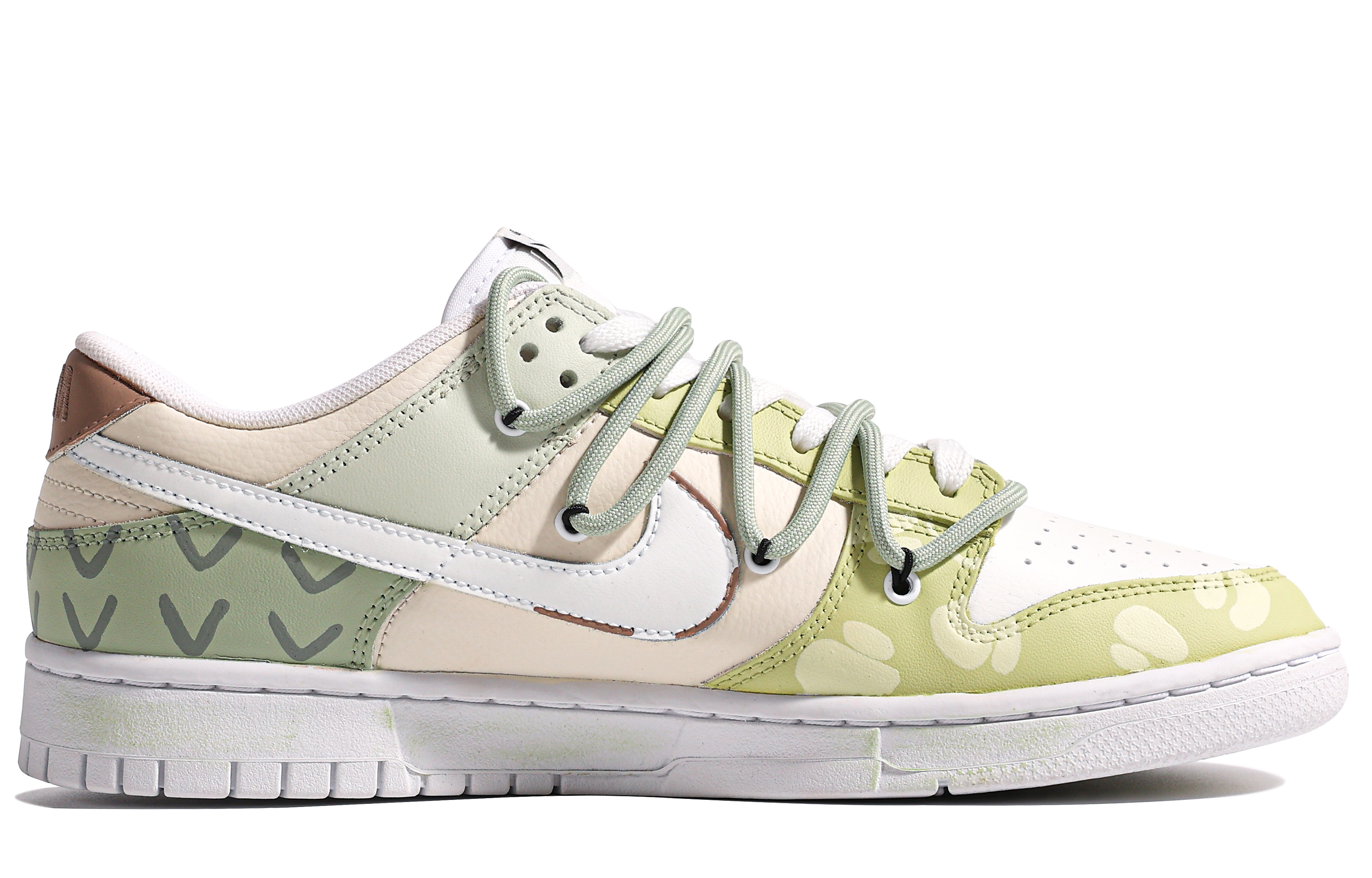 Order [Sepatu Kustom] Nike Dunk Low 'Tropical Rainforest' DJ6188-101(TeamM-男款绿茵之星S-BOX)
