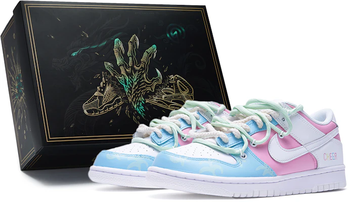 【定制鞋款】耐克Dunk Low“热带扭曲解构” CW1590-101(TeamR-女款拉拉队S-BOX) Buy 【定制鞋款】耐克Dunk Low“热带扭曲解构” CW1590-101(TeamR-女款拉拉队S-BOX)