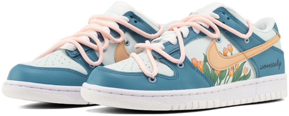 Zapatillas Nike Dunk Low 'Tulipán Flor Dulce Niña Correas Azules' DH9765-100(Teamfour-郁金香S-BOX) Lookbook Zapatillas Nike Dunk Low 'Tulipán Flor Dulce Niña Correas Azules' DH9765-100(Teamfour-郁金香S-BOX)