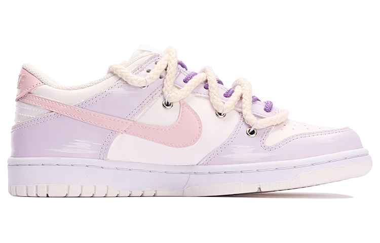 Order [カスタムシューズ] ナイキ ダンク ロー 'チューリップパープル-ホワイト デコンストラクト' DH9765-100(TeamThree-郁金香紫白)