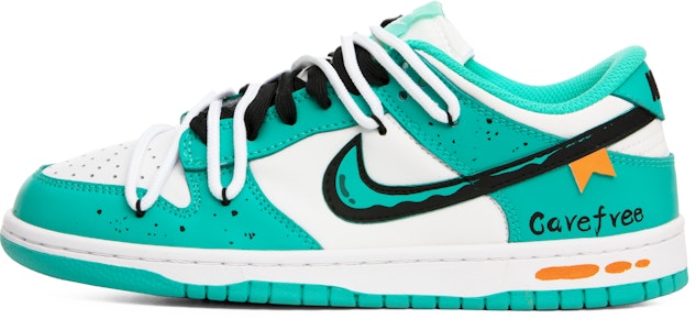 【定製球鞋】Nike Dunk Low 青染 塗鴉 手繪 潮流 復古 多巴胺 潑墨 防滑耐磨 低筒 板鞋 男款 青綠色 Buy 【定製球鞋】Nike Dunk Low 青染 塗鴉 手繪 潮流 復古 多巴胺 潑墨 防滑耐磨 低筒 板鞋 男款 青綠色