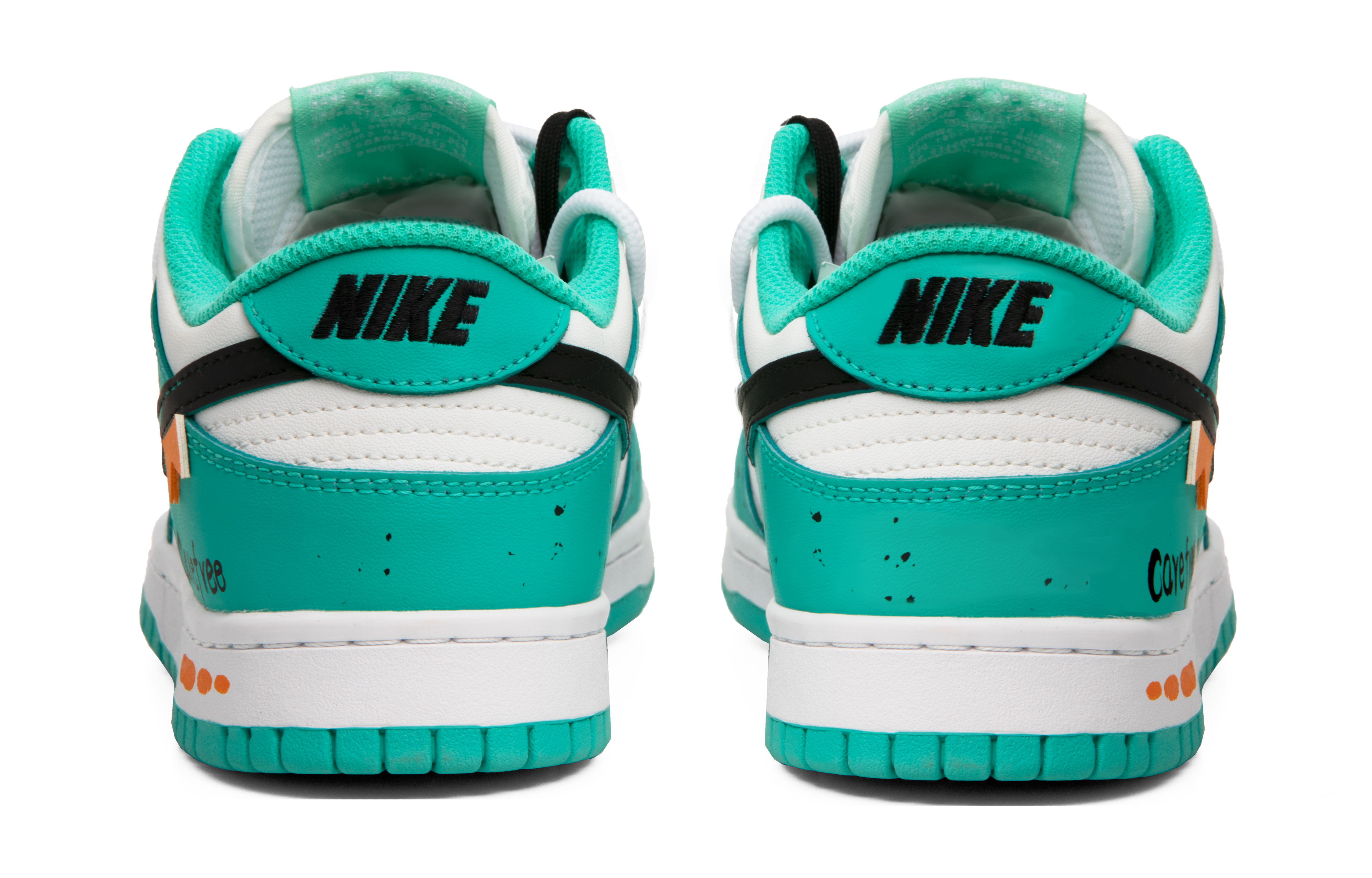 Shop [Sepatu Custom] Nike Dunk Low 'Turquoise Graffiti' DV0833-101-466457