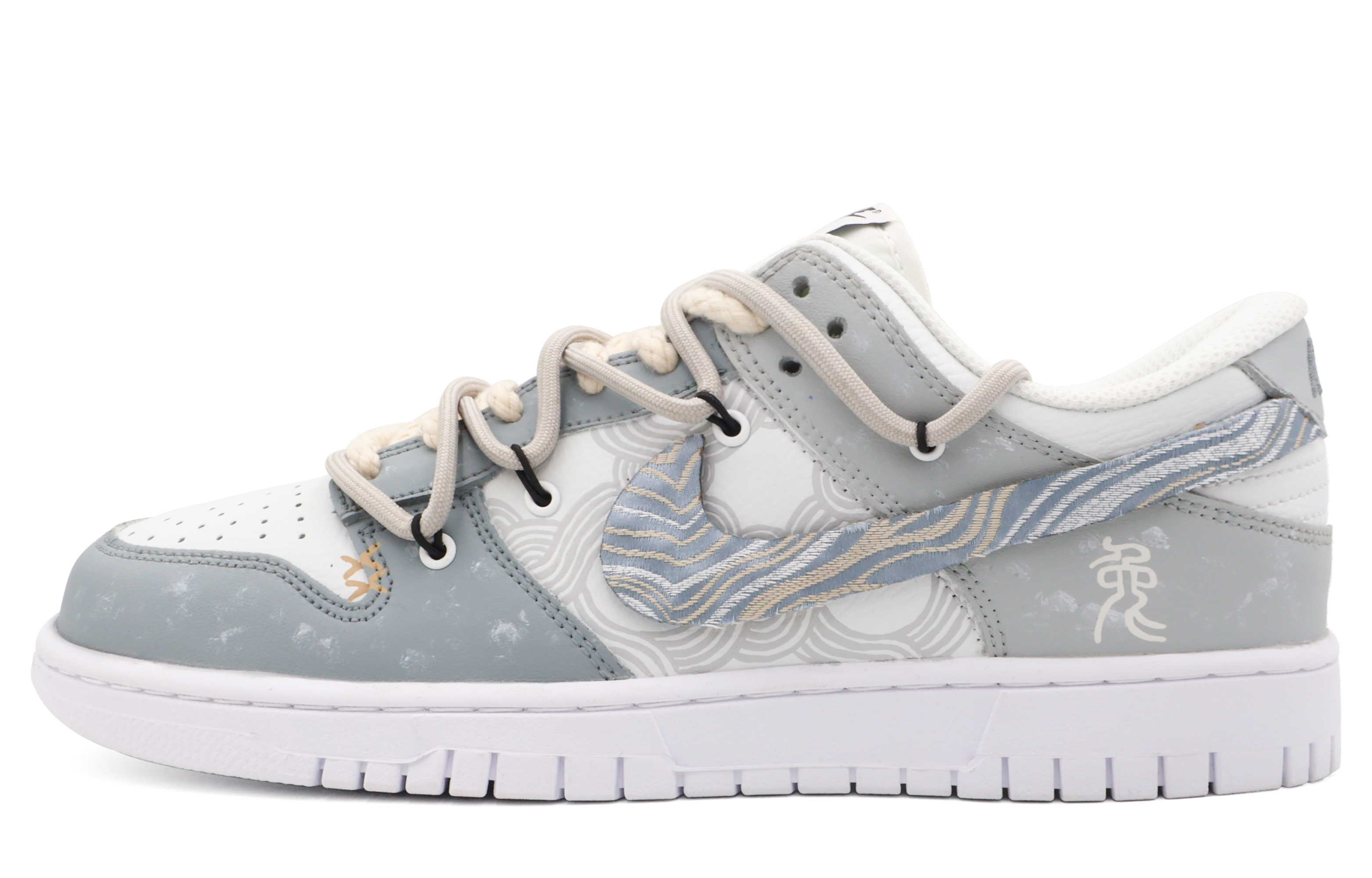 Buy 나이키 덩크 로우 '황혼의 회색'(커스텀) DJ6188-101(Team53-男款清影S-BOX)