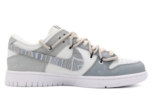 【客製化球鞋】Nike Dunk Low 清影 落日圓 簡約 百搭 無性別風 春日 休閒 低筒 板鞋 男款 灰色 Order 【客製化球鞋】Nike Dunk Low 清影 落日圓 簡約 百搭 無性別風 春日 休閒 低筒 板鞋 男款 灰色