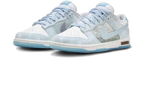 【訂製球鞋】Nike Dunk Low 海底麥田 簡約 塗鴉 復古 油畫 防滑 耐磨 中筒 板鞋 男女款 米藍 Lookbook 【訂製球鞋】Nike Dunk Low 海底麥田 簡約 塗鴉 復古 油畫 防滑 耐磨 中筒 板鞋 男女款 米藍