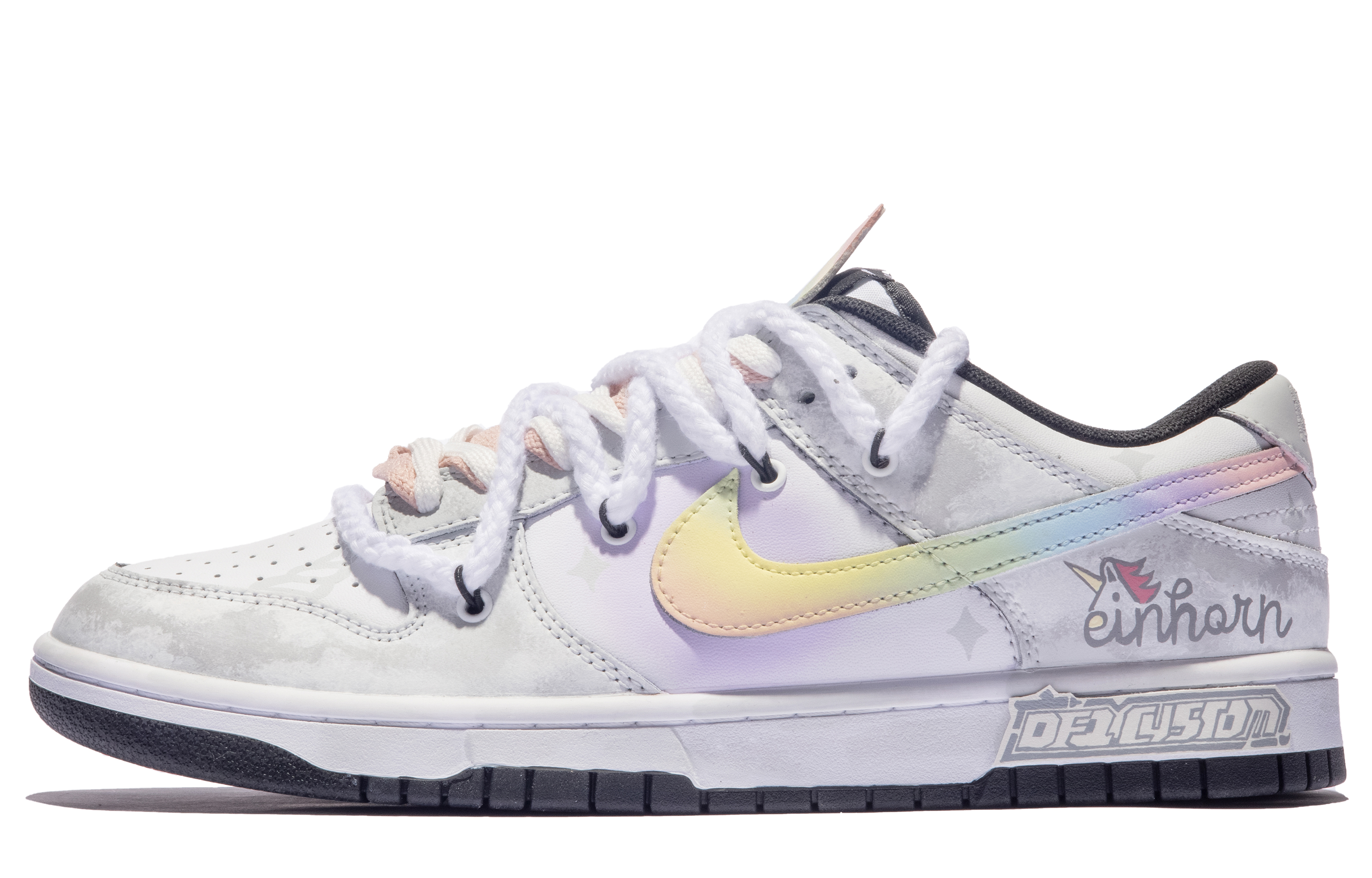 [Custom Shoes] Nike Dunk Low 'Unicorn Grey'