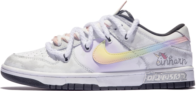 【定制鞋款】Nike Dunk Low '独角兽灰' CW1590-100(TeamM-女款星黎闪翼S-BOX) Buy 【定制鞋款】Nike Dunk Low '独角兽灰' CW1590-100(TeamM-女款星黎闪翼S-BOX)