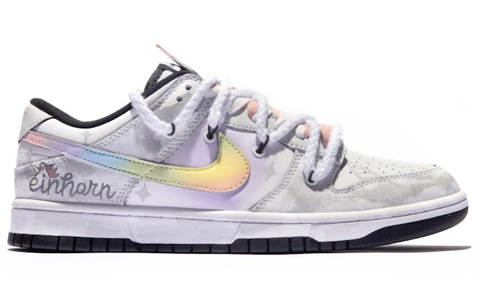 Nike Dunk Low カスタム「ユニコーン・グレー」 CW1590-100(TeamM-女款星黎闪翼S-BOX) Order Nike Dunk Low カスタム「ユニコーン・グレー」 CW1590-100(TeamM-女款星黎闪翼S-BOX)