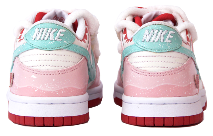 Purchase [Kasut Custom] Nike Dunk Low 'University Red Splatter' CW1590-600(TeamJ-情人节限定主题粉色女款)