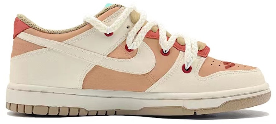 나이키 덩크 로우 '발렌타인 베이지' (커스텀) DX6063-131(TeamK-橘子曲奇) Order 나이키 덩크 로우 '발렌타인 베이지' (커스텀) DX6063-131(TeamK-橘子曲奇)