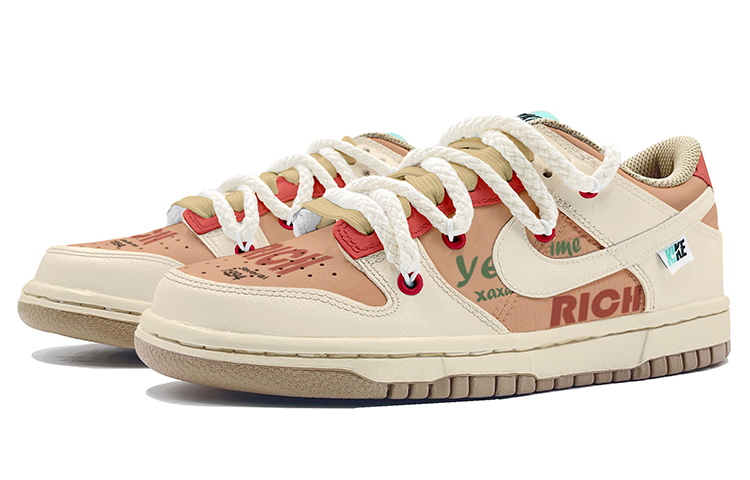 Lookbook 나이키 덩크 로우 '발렌타인 베이지' (커스텀) DX6063-131(TeamK-橘子曲奇)