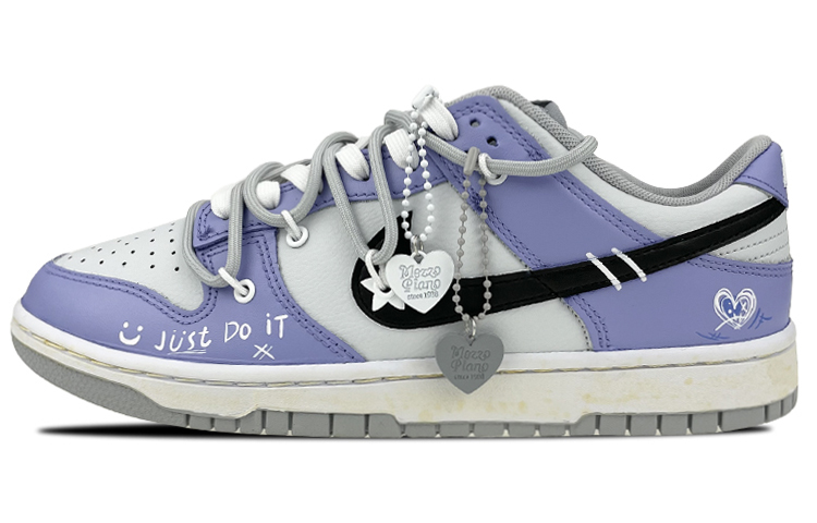 Buy Zapatillas Nike Dunk Low 'Día de San Valentín Azul Glicina' DJ6188-001(Team叁-男款520解构爱心挂饰)