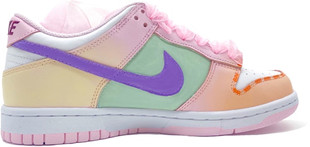 【定製球鞋】Nike Dunk Low 情人節 聖誕馬卡龍 低筒 運動鞋 GS 紫色粉橙漸變 Order 【定製球鞋】Nike Dunk Low 情人節 聖誕馬卡龍 低筒 運動鞋 GS 紫色粉橙漸變