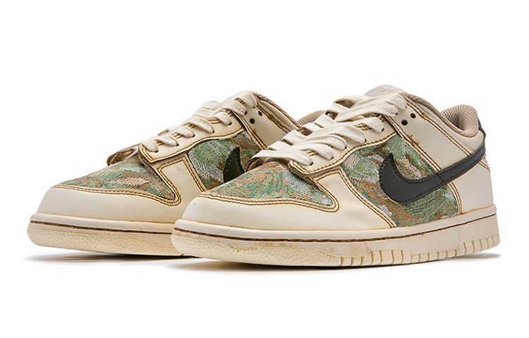 Lookbook ナイキ ダンク ロー「バレンタインデークレーン」カスタム シューズ DH9765-100(TeamB-女款咖啡染黑棕)