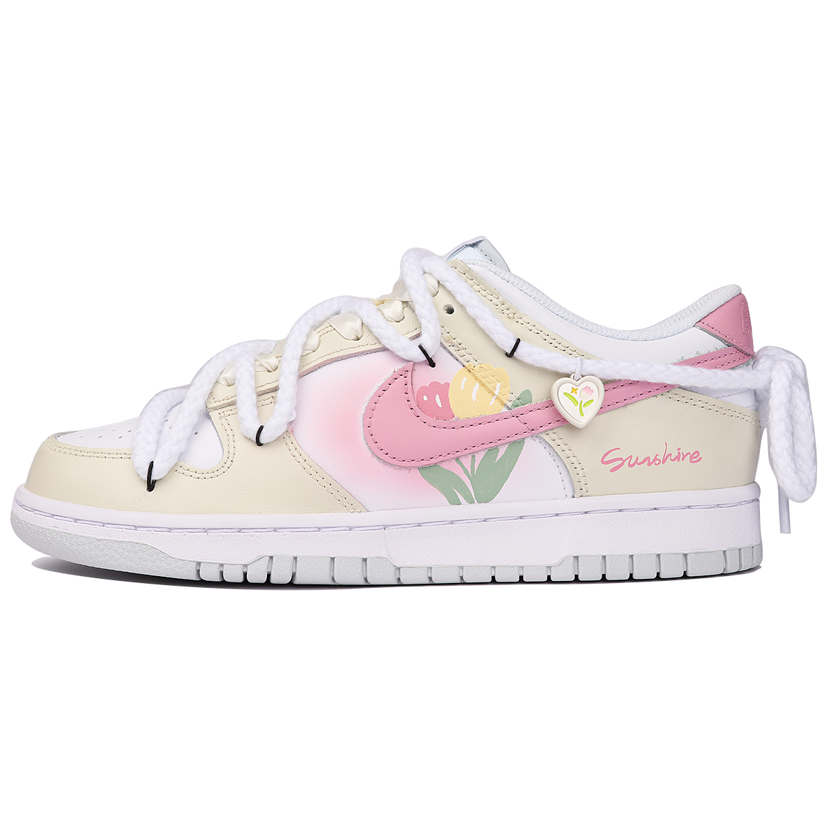 Buy [Zapatos Personalizados] Nike Dunk Low 'San Valentín Crema Rosa' DH9765-102(TeamThree-花季恋语SBOX)