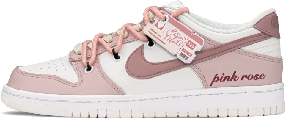 【訂製球鞋】 Nike Dunk Low 情人節 解構 玫瑰粉 低幫 板鞋 GS 粉白 Buy 【訂製球鞋】 Nike Dunk Low 情人節 解構 玫瑰粉 低幫 板鞋 GS 粉白